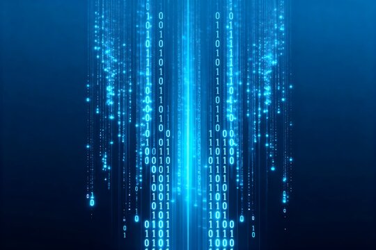 Digital data streams with binary code