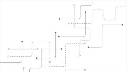 Abstract background with technology circuit board texture. Modern electronic motherboard texture. Creative idea for internet technology. Tech concept for header, web banner, website, presentation.