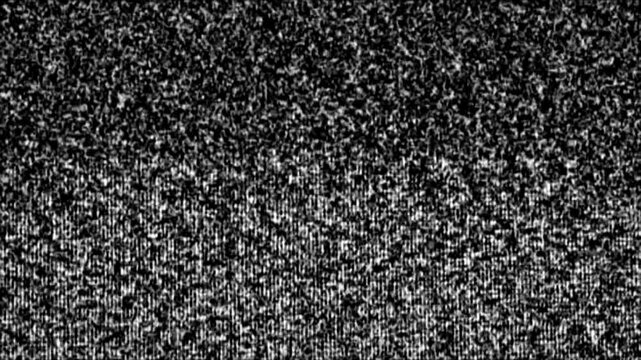 Real Analog TV Noize. TV No Signal, White Noise
