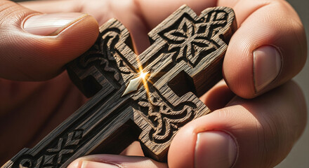 Fototapeta premium female hand holding a gold coin