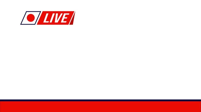 Breaking News Live Broadcast Animation News lower third