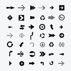 Basic Direction Symbol Vector Set