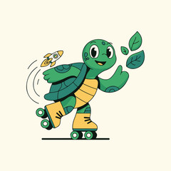 funny turtle cartoon