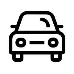 Obraz premium Car icon isolated on transparent background