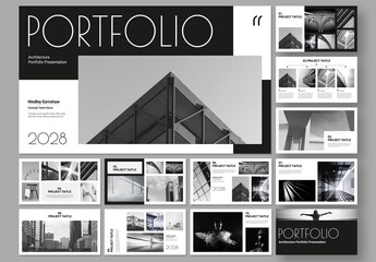 Architecture Portfolio Presentation Layout