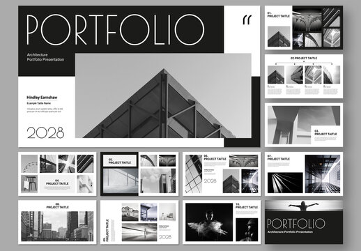 Architecture Portfolio Presentation Layout