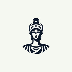 Athena Greek Lady Logo