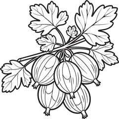 Gooseberry Branch Line Art Illustration