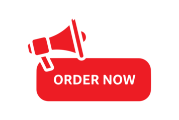 Order Now badge PNG – order now button isolated on white background, order now icon, buy now, buy now button, purchase button, sale badge