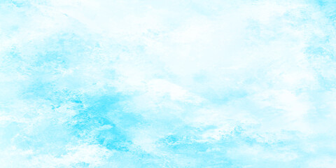bright grunge sky light blue watercolor background, Light blue blurred grainy and cloudy sky with soft clouds, cloudy and shiny blurred grainy soft splashed texture.