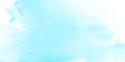 Light blue blurred grainy and cloudy sky with soft clouds, cloudy and shiny blurred grainy soft splashed bright grunge sky light blue watercolor background. 