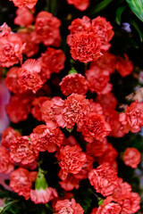 Fototapeta premium Beautiful flowers decorations, flower background, backdrop wedding decoration, rose pattern, colorful background, bunch of flowers