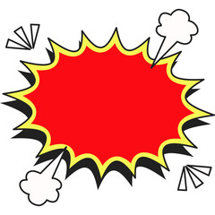 Comic Sale Discount Shape