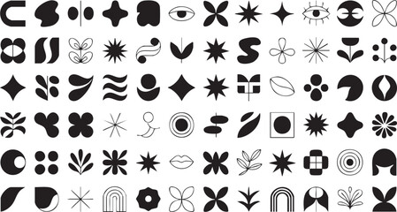 Modern Abstract Geometric and Organic Shape Collection