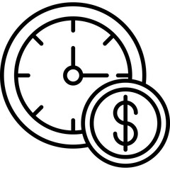 Time Is Money Icon