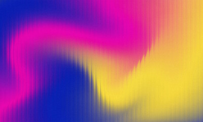 Vibrant abstract gradient swirl of pink blue and yellow colors