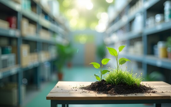 Producing biodegradable solutions biotechnology facility clean environment sustainable practices innovative technologies. High quality