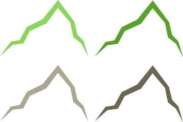 COLORFUL HILLS SIGN SYMBOL LOGO VECTOR 
