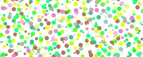 seamless pattern with colorful dots
