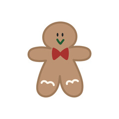 ジンジャーマンのイラスト【クリスマス】