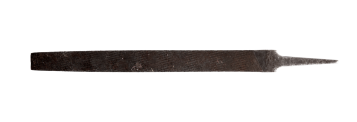 Industrial metal file isolated a , a versatile hand tool.