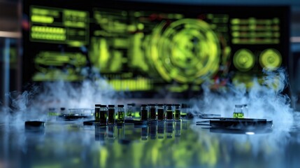 Futuristic laboratory