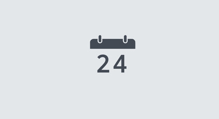 Calendar icon showing the number 24 representing a date or appointment