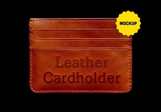 Leather Cardholder Mockup