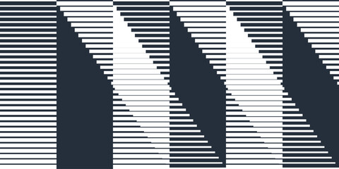 A simple background consisting of stripes of different thickness. Elements for the design. Vector illustration.