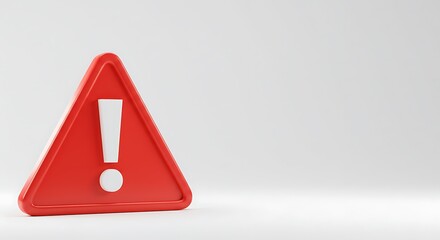 Red danger and warning sign. Caution. Technological accident. Breaking news. Important message. Emergency. Safety, risk management, workplace security. security, emergency, and safety communication