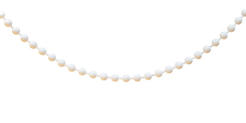 pearl necklace isolated