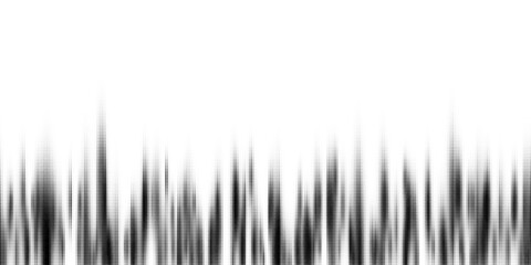 Black and white halftone background. Abstract illustration of round particles. The dots form shapeless images.