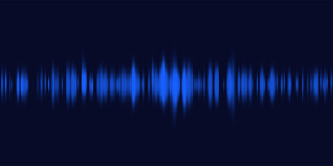 abstract background with lines and dots in blue color. Vector illustration.