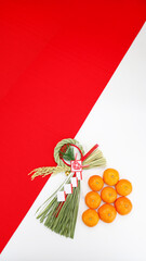 みかんとお正月飾り