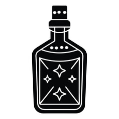 unique skincare bottle vector icon