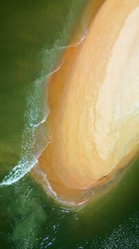 Aerial View of Goa Coastline with Mobor, Betul and Cavelossim Beaches along the Arabian Sea, India, Goa, Goa beach, Aerial beach, 4k reel content