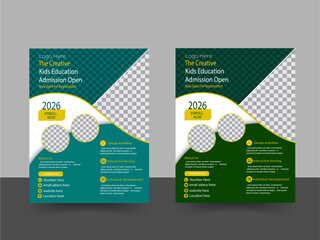 Education Course or School Admission Flyer