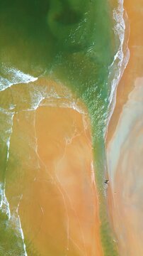 Aerial View of Goa Coastline with Mobor, Betul and Cavelossim Beaches along the Arabian Sea, India, Goa, Goa beach, Aerial beach, 4k reel content