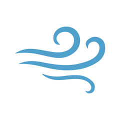 Naklejka premium Winter Wind Element Icon
