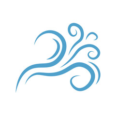 Winter Wind Element Icon