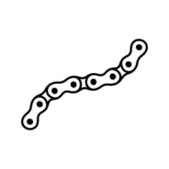 Motorcycle or bicycle chain vector illustration design