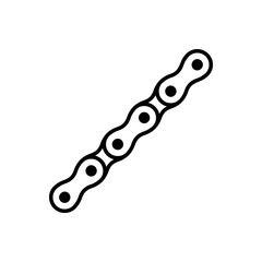 Motorcycle or bicycle chain vector illustration design
