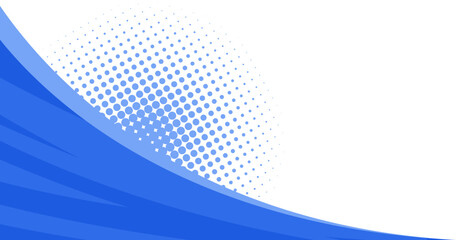 Sport Wavy Corner with Halftone