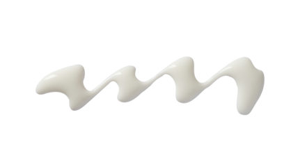 sample of white beauty lotion product