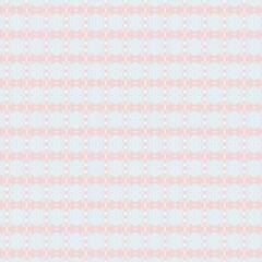 Soft pink and blue ornate seamless pattern with delicate lace and speckle details, perfect for backgrounds and decor