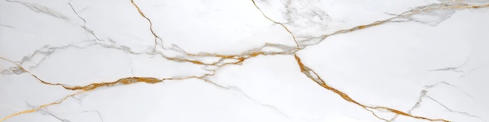 Fototapeta premium Luxurious White Marble Surface with Golden Inclusions for Elegant Home Decor and Design Projects