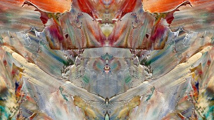 Abstract art background . Hand painting artwork on canvas .