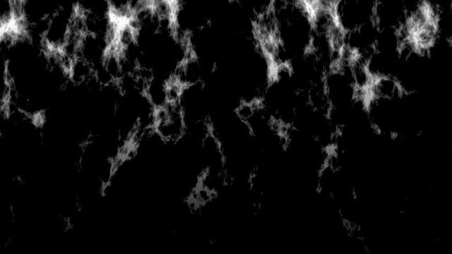 Dramatic black and white abstract texture background featuring smoke patterns and lightning effects, high-quality digital art for presentations, websites, and creative design projects.