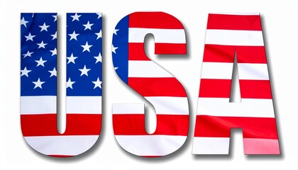 Name of USA in Flag