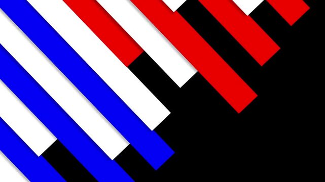 blue white and red white moving blaster transition